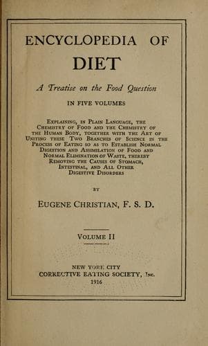 Tapa de Encyclopedia of diet