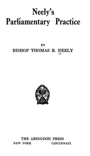 Tapa de Neely's parliamentary practice