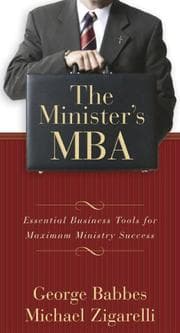 Tapa de The minister's MBA