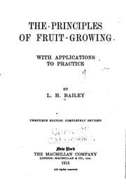 Tapa de The principles of fruit-growing, with applications to practice