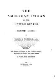 Tapa de The American Indian in the United States, period 1850-1914