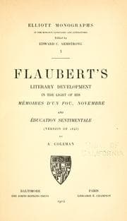 Tapa de Sources and structure of Flaubert's Salammbô