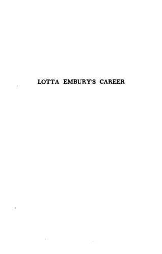 Tapa de Lotta Embury's career