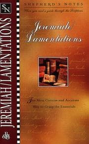 Tapa de Jeremiah/Lamentations