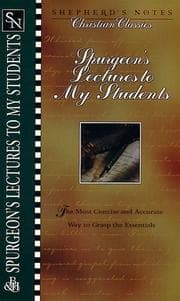 Tapa de Spurgeon's Lectures to my students