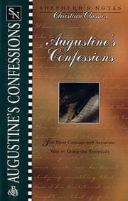 Tapa de Augustine's Confessions