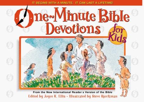 Tapa de One Minute Bible Devotions for Kids