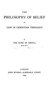 Tapa de The philosophy of belief