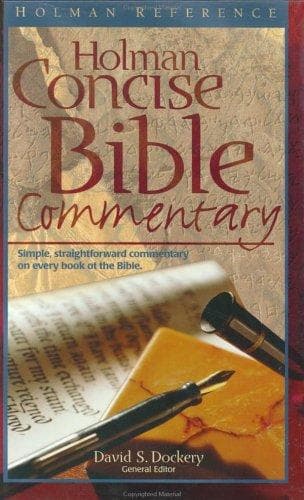 Tapa de Holman Concise Bible Commentary