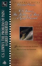 Tapa de C.S. Lewis's the Problem of Pain/a Grief Observed (Shepherd's Notes Christian Classics 2)