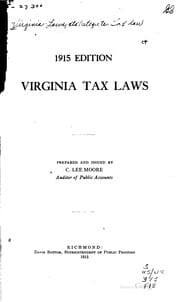 Tapa de Virginia tax laws