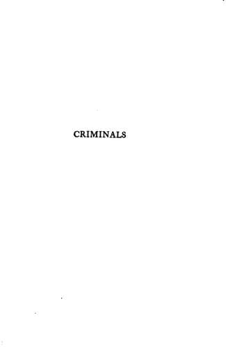 Tapa de Criminals