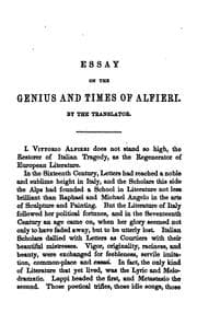 Tapa de The autobiography of Vittorio Alfieri, the tragic poet