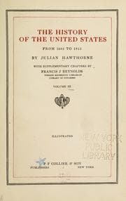 Tapa de The history of the United States from 1492 to 1915