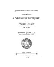 Tapa de A catalogue of earthquakes on the Pacific coast, 1769-1897