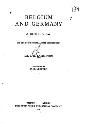 Tapa de Belgium and Germany