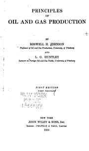 Tapa de Principles of oil and gas production