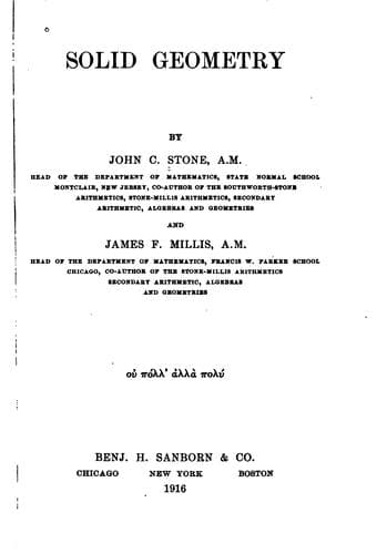 Tapa de Solid geometry