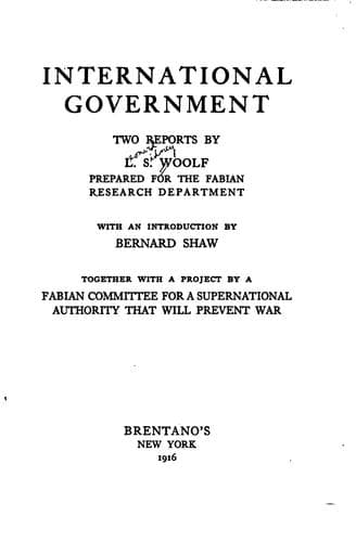 Tapa de International government