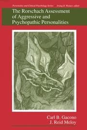 Tapa de The Rorschach assessment of aggressive and psychopathic personalities