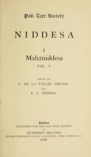 Tapa de Niddesa