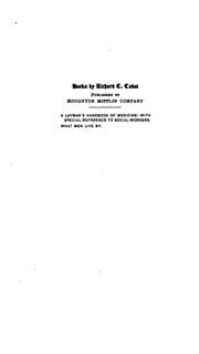 Tapa de A layman's handbook of medicine