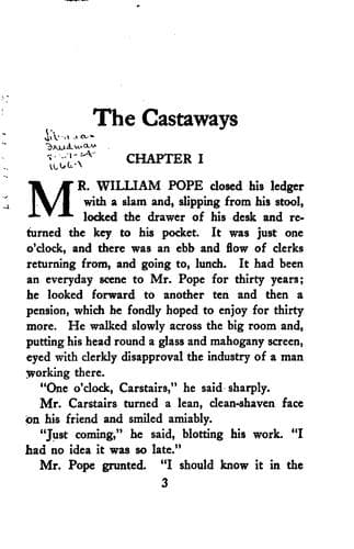Tapa de The castaways