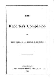 Tapa de The reporter's companion
