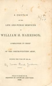 Tapa de A sketch of the life and public services of William H. Harrison