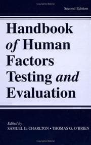 Tapa de Handbook of Human Factors Testing and Evaluation