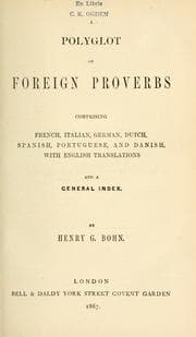 Tapa de A polyglot of foreign proverbs, comprising French, Italian, German, Dutch, Spanish, Portuguese, and Danish