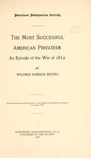 Tapa de The most successful American privateer