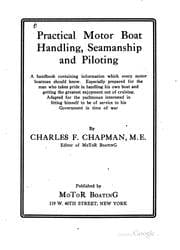 Tapa de Practical motor boat handling, seamanship and piloting