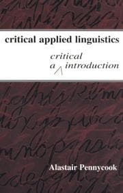Tapa de Critical applied linguistics