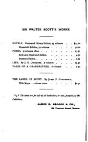 Tapa de Sir Walter Scott: the story of his life