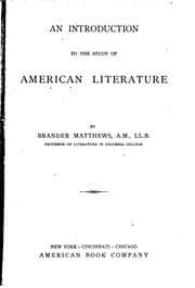 Tapa de An introduction to the study of American literature
