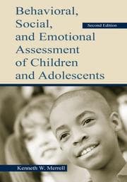 Tapa de Behavioral, social, and emotional assessment of children and adolescents