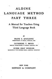 Tapa de Aldine language method, part three