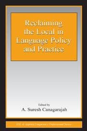 Tapa de Reclaiming the Local in Language Policy and Practice