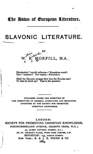 Tapa de Slavonic literature