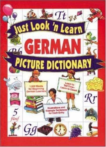 Tapa de Just Look 'n Learn German Picture Dictionary