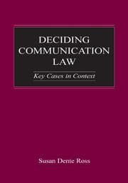 Tapa de Deciding communication law