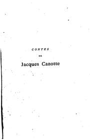 Tapa de Contes de J. Cazotte ..