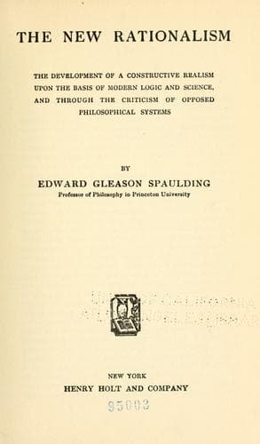 Tapa de The new rationalism