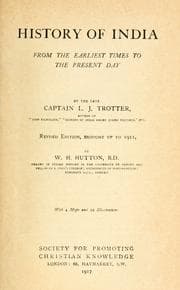 Tapa de History of India, from the earliest times to the present day