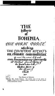 Tapa de Bohemian (Čech) bibliography