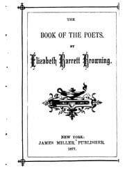 Tapa de The book of the poets