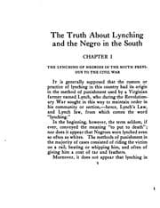 Tapa de The truth about lynching and the Negro in the South