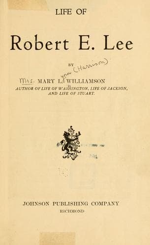 Tapa de Life of Robert E. Lee