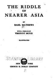 Tapa de The riddle of nearer Asia